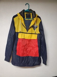 Mens Windbreaker Jacket - RSN Brand - Reason - Size M - Red, Yellow and Blue - Picture 1 of 7