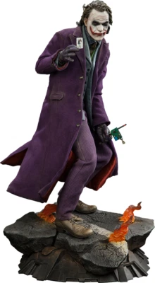 The Joker The Dark Knight Premium 1:4 Scale Exclusive Statue Sideshow - Bild 1 von 4