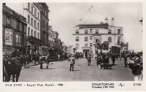 (ai73) Old Ryde - Royal Pier Hotel 1908 - Isle of Wight Postkarte - Bild 1 von 2