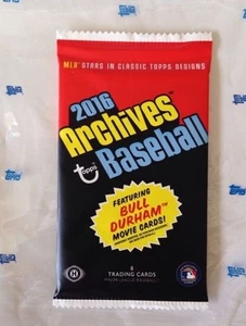 2016 Topps Archives HOBBY Pack (Ken Griffey Jr Trout Harper Chipper Jones AUTO)? - Picture 1 of 12