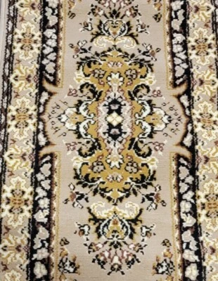 ALFOMBRA KIRMAN Bélgica BERBER Pasillo Corredor 2'x9' Foto 1 de 4