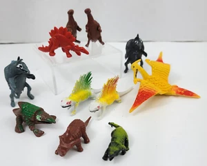 11 Vtg Hong Kong Dinosaurs Chinasaur Plastic Patchisaur Dungeons Dragons Lot - Picture 1 of 19