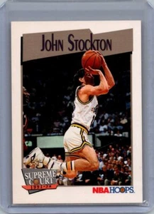 1991-92 Hoops #500 John Stockton - Picture 1 of 2