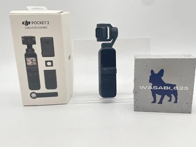 DJI POCKET 2 Creator Combo Small Gimbal Camera Pocket Size Black Used Japan - Image 1 of 4