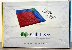 PARTIAL Math U See Manipulatives Integer Block Kit Set Homeschool Mathematics - Picture 1 of 5