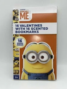 Despicable Me Minions 16 Classroom Exchange Valentines With 16 Scented Bookmarks - Picture 1 of 1