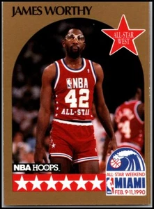 1990-91 NBA Hoops #26 James Worthy - All-Star HOF FREE SHIPPING! - Picture 1 of 2