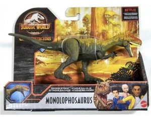 Jurassic world Savage Strike Monolophosaurus Brown Orange Camp Cretaceous - Picture 1 of 1