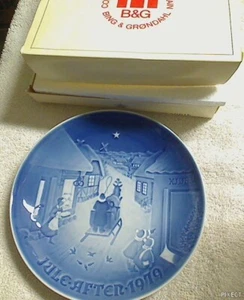 Piatto porcellana B&G Bing Grondahl Christmas Jule dopo 1979, #9079 - Foto 1 di 1