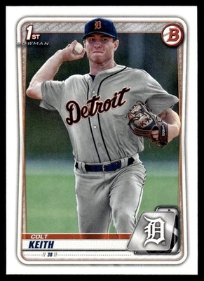 2020 Bowman Draft Colt Keith Detroit Tigers #BD-54 - Image 1 of 2