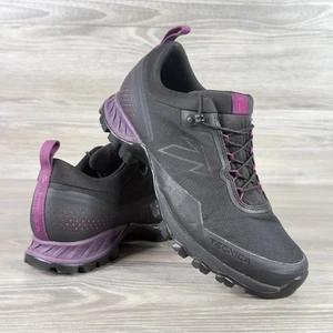 Tecnica Plasma S Women's 9.5 Hiking Shoes Sneakers Black Purple Waterproof - Picture 1 of 15