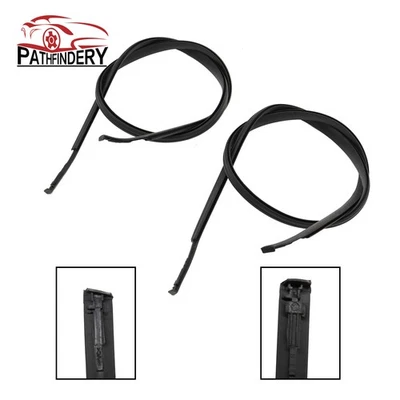 2pcs For 2009 2010 -2013 Toyota Corolla Sedan Black Roof Trim Molding Kit - Image 1 of 4