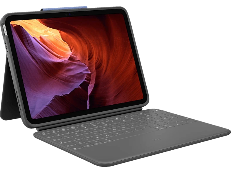 LOGITECH Rugged Folio für iPad (10. Generation) Tastatur Case Grafit - Bild 1 von 1