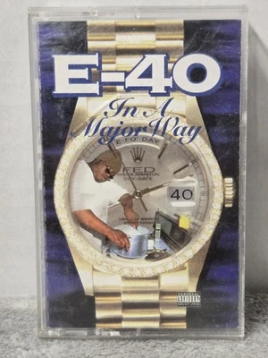 E-40 In a Major Way Cassette  Tape 1995 JIVE Records.  FAST SHIPPING!!! - Image 1 of 4