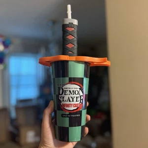 AUTHENTIC Tanjiro Demon Slayer Infinity Castle AMC Exclusive Collectible Cup New - Picture 1 of 2