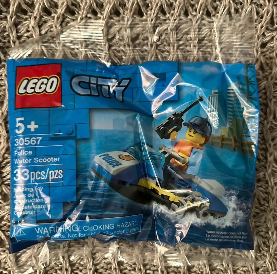 LEGO Town City Police 30567 Police Water Scooter Polybag NUEVO Foto 1 de 1
