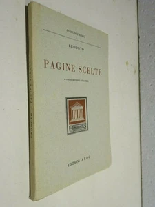 PAGINE SCELTE Erodoto Bruno Lavagnini Edizioni Andò Scrittori greci 7 1948 di - Imagen 1 de 1