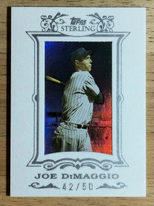 Topps 2007 con marco de ley gamuza blanca #252 Joe DiMaggio - Imagen 1 de 2