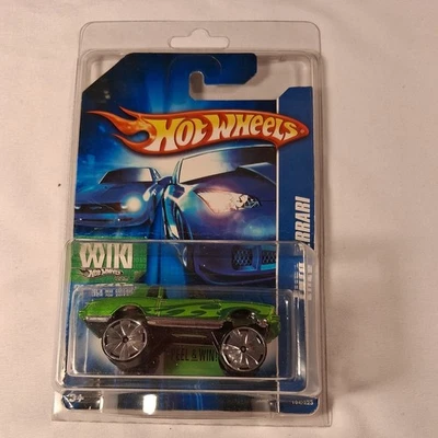 2006 Enzo Ferrari Mattel Hot Wheels Error Card Green Low Rider Vehicle - Image 1 of 4