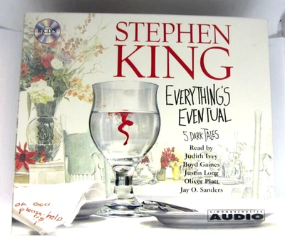 Factory Sealed Everything's Eventual Five Dark Tales Audiobook CD Stephen King - Image 1 of 4