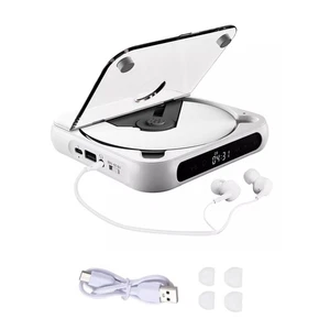 1set CD Player With Wired Earphone 5V2A Bluetooth 5.3 Home Use Audio Equipment - Picture 1 of 16