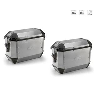 PAAR SEITENKOFFER 36L ALUMINIUM GIVI MONOKEY TREKKER ALASKA (ALA36APACK2) - Bild 1 von 2
