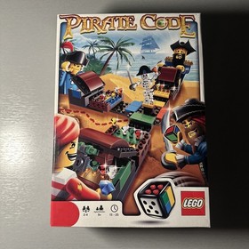 LEGO 3840 PIRATE CODE Set BOARD GAME 100% COMPLETE w/ MANUALS & SKELETON MINFIG