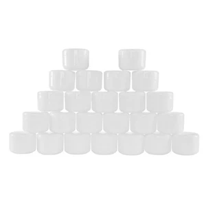 75-STO2004 White 4 Ounce Plastic Jar Containers - Picture 1 of 2
