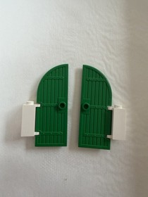 LEGO x2 1990s Pirates Green Door 1 x 3 x 6 2554 From Imperial Armada Sentry 6244