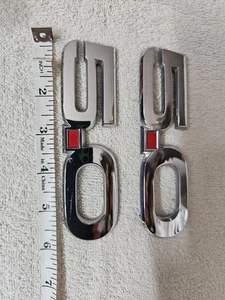 2pc 5.0 Chrome Emblem Side Badge Direct Replacement Fender For 11-14 Mustang GT - Picture 1 of 4