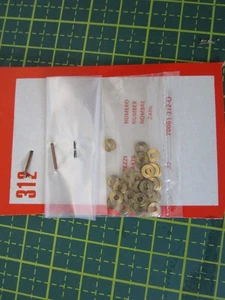 Bolsa de piezas de latón originales Pocher escala 1/8 1907 Fiat Gran Prix Francia 312 arandelas - Imagen 1 de 1