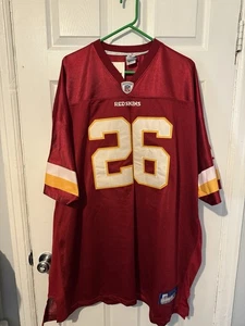 WASHINGTON REDSKINS CLINTON PORTIS #26 AUTHENTIC REEBOK ON FIELD JERSEY SZ 56 - Picture 1 of 7