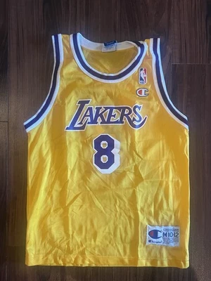 Vintage Kobe Bryant #8 Los Angeles Lakers NBA Basketball Jersey Youth 10-12 NWOT - Image 1 of 4