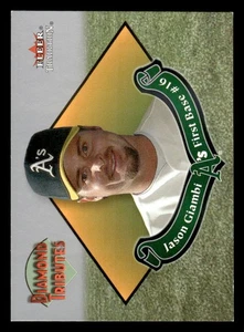 2002 FLEER TRADITION JASON GIAMBI 15DT MINT DIAMOND TRIBUTES OAKLAND ATHLETICS - Picture 1 of 2