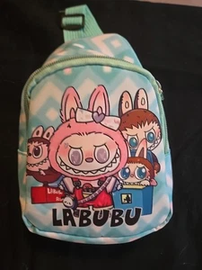 New Mini Sling Bag Backpack for Your Labubu doll Unbranded~No Doll~ Teal Blue - Picture 1 of 6