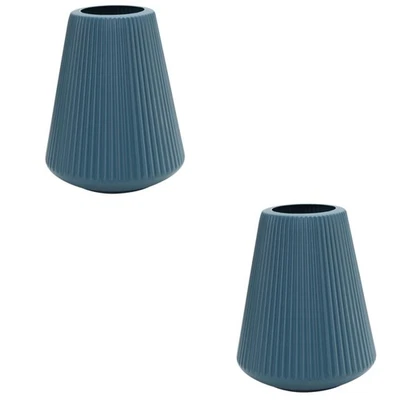 2 stücke Chic Vase Kreative Blumenbehälter Mode Wohnkultur Zufällige Farbe - Bild 1 von 4