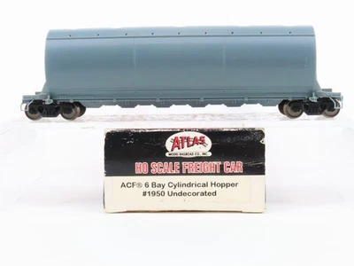 HO Scale Atlas #1950 Undecorated ACF 6 Bay Cylindrical Hopper - Image 1 of 4