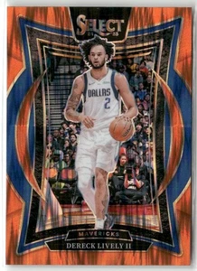 2024-25 Panini Select - Concourse Dereck Lively #26 Orange Flash Prizm - Picture 1 of 2