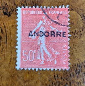 Stamps French Andorra Scott #12 used - Picture 1 of 1