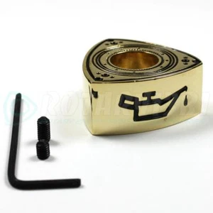 ROTOR SHAPED OIL DIPSTICK GOLD - ROTARY ENGINE RX-8 RX-7 RX-2 R100 RX-3 MAZDA - Bild 1 von 4