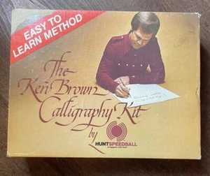 KEN BROWN Calligraphy Kit #3078 By Hunt Speedball Complete in Retail Box 4 NIBS - Picture 1 of 8