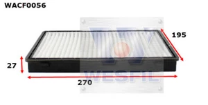 WESFIL CABIN FILTER FOR Holden Captiva 2.2L TD 2011-11/12 WACF0056 - Picture 1 of 1
