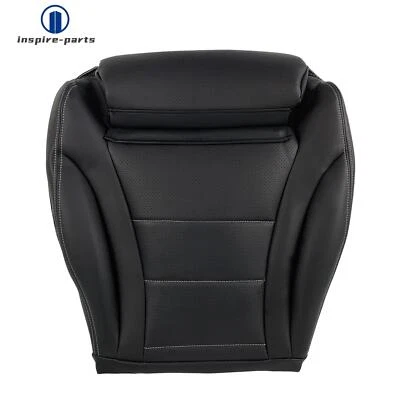 For 2015-2021 Mercedes Benz C300 Sedan Driver Bottom Leather Seat Cover Black — 第 1/4 张图片