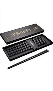 Goldage 5-Pairs Fiberglass Dishwasher-Safe Chopsticks (Japanese Minimalism -... - Picture 1 of 4