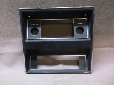 Mercury Cougar XR7 GT 1971 1972 1973 RADIO CALEFACCIÓN BISEL CROMO DECENTE MODIFICADO Foto 1 de 4