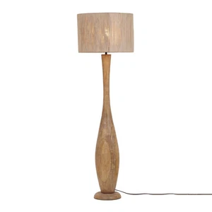 Stehlampe Standleuchte rustikal Naturholz Jute 1-flammig TR502 - Bild 1 von 4