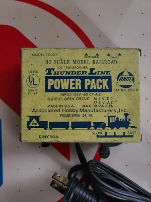 Working Thunder Line Power Pack Transformer Controller HO Scale trains 70203 - Image 1 of 4