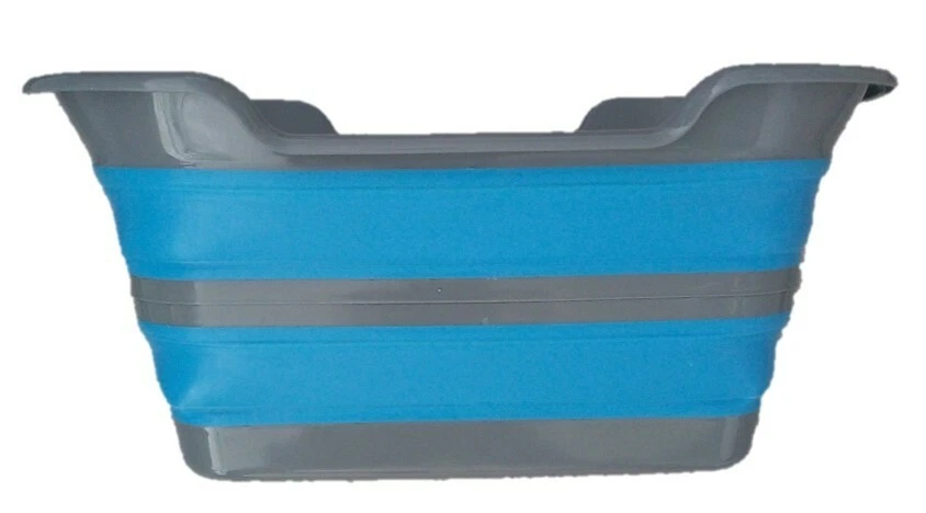 Deluxe Laundry Basket Wash Silicone Collapsible Pop up Camping 0481 Space Saving