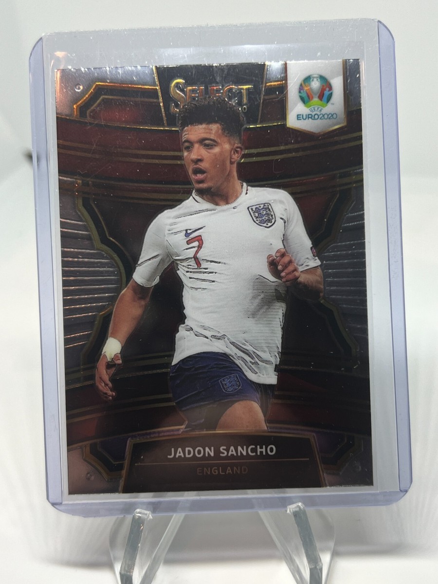 2020 SELECT UEFA EURO SANCHO PSA10 ② Jadon Sancho - 2020 Select UEFA Euro Tri-Color Prizm PSA 10