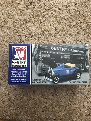 1928 Chevrolet National AB Series Sports Cabriolet Sentry diecast bank 1997 3rd - Image 1 of 4
